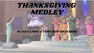 HOT THANKSGIVING MEDLEY  I GET BACKING EKWUEME KOSENI TO DABIRE NOBODY GREATER UNLIMITED GOD [upl. by Garibald]