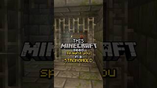 Spawn in a STRONGHOLD INSANE Minecraft Seed [upl. by Odama]