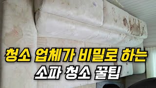 누구나 하는 소파 청소 10분이면 충분합니다 전문업체 비법 [upl. by Bobbie]