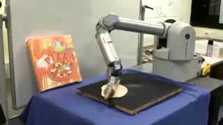 Robot Rolls Pizza Dough [upl. by Willumsen]