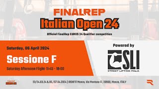 FinalRep Italian Open 2024 LIVESTREAM  Sessione F – 06042024 [upl. by Piggy453]