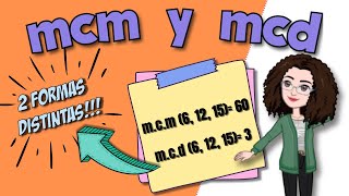 MCM y MCD ¡2 Formas Fáciles de Calcularlos [upl. by Hteb194]