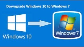 How to downgrade to windows 7 from windows 10 [upl. by Stimson]