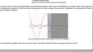 Ueberlagerung gleichlaufender ebener Wellen Teil 1 [upl. by Yuri]