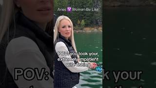 ARIES WOMEN BE LIKE😂🎣 aries tarot shorts tarotreading [upl. by Grekin482]