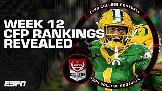 Week 12 College Football Playoff Rankings REVEALED 👀  ESPN College Football [upl. by Sirromad]