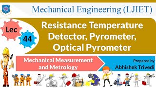 L 44 RTD Pyrometer Optical Pyrometer  Mechanical Measurement and Metrology  Mechanical [upl. by Asiram725]