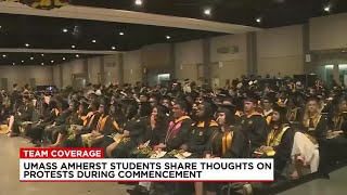 UMass students speak out on protests disrupting college graduations across the country [upl. by Auroora]