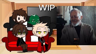 Star wars react to Darth Vader  Part WIP  Made by ErdberkuchenTV [upl. by Anitserp259]