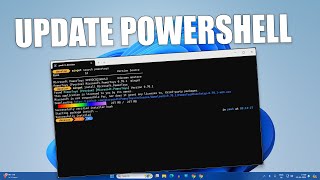 How To Update PowerShell on Windows 11 [upl. by Nievelt]