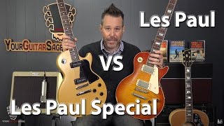 Les Paul vs Les Paul Special Comparison Which One is Better [upl. by Fusco]