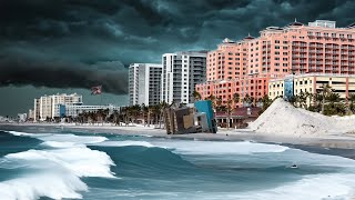 After Hurricane Milton Clearwater Beach Florida 4K Live Cam Tampa Bay [upl. by Nalyad]