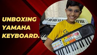 Unboxing Yamaha PSSF30 unboxing keyboard yamaha musicclasses piano demo [upl. by Adneral]