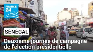 Sénégal  Deuxième journée de campagne de lélection présidentielle • FRANCE 24 [upl. by Kissner]