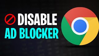 How to Disable Ad Blocker on Google Chrome in Windows 11 PC 2024 [upl. by Ranger]