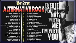 Alternative Rock Greatest Hits🔥Linkin Park Coldplay Evanescence Nickelback Green Day [upl. by Rimidalb]