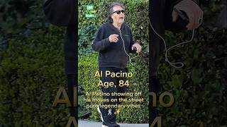 Al Pacino showing off his moves on the street – pure legendary vibes🕺✨ alpacino hollywood [upl. by Rollins]