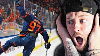 SOCCER FAN REACTS Connor McDavid Goals But They Get Increasingly More Impossible [upl. by Derna]