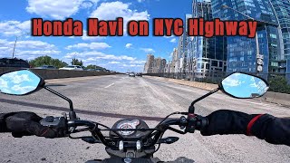 Honda Navi on NYC Highway Route 9A North [upl. by Anitserp46]