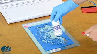 How to do Glass etching with Armour Etch and the Silhouette Cameo 5 [upl. by Kreda]