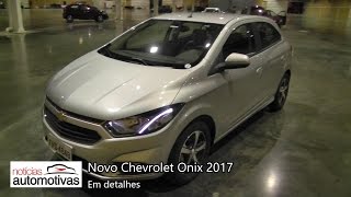 Novo Chevrolet Onix 2017  Detalhes  NoticiasAutomotivascombr [upl. by Singband]