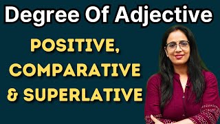 Degree Of Adjective  Basic English Grammar  English With Rani Maam [upl. by Boys134]