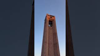 4 bell peal at LeTourneau University clock tower bells belltower bellringing fyp [upl. by Ranilopa]