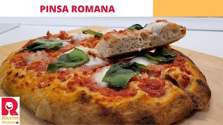 Pinsa romana fatta in casa ricetta semplicissima [upl. by Anua]