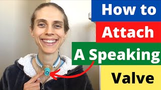 How to Attach a Speaking Valve to a Tracheostomy Tube Life with a Vent shorts [upl. by Normy]