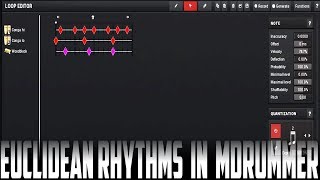 Euclidean Rhythms in MDrummer [upl. by Latsryk329]