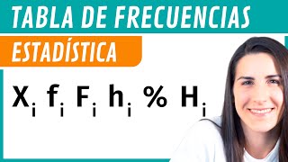 Tabla de FRECUENCIAS 📊 Estadística [upl. by Spaulding]