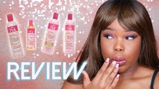 Maintaining Natural Hair With Lusters Pink [upl. by Anawahs18]