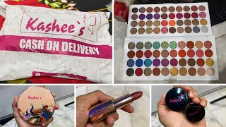 kashee’s makeup unboxing  review  kashee’s makeup haul honest review  prices [upl. by Koosis955]