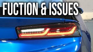 1618 Camaro Sequential Tail Light UPDATE [upl. by Esoj977]