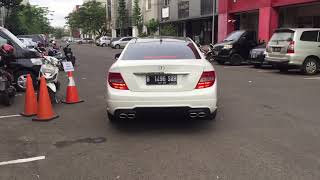 Mercedes benz C250 AMG w204 custom exhaust [upl. by Carrie]