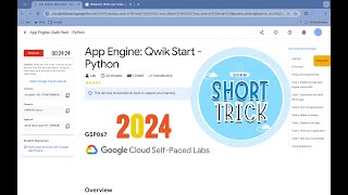 2024 App Engine Qwik Start  Python  qwiklabs  GSP067  With Explanation🗣️ [upl. by Laefar383]