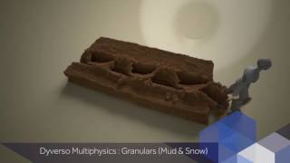 RealFlow 10 New Granular Multiphysics Dyverso Solver Mud amp Snow [upl. by Nnayllek]