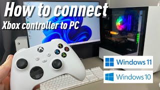 How to Connect Xbox Controller to PC  ALL METHODS [upl. by Sirovart276]