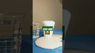 Cold lava😍।vinegar and soda experiment। vinegar soda rocket। experiment shortvideo trending [upl. by Akimit]