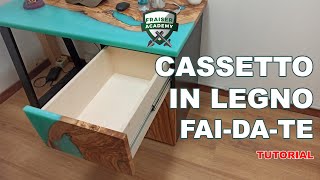 Come costruire CASSETTI IN LEGNO fai da te con la fresatrice  GUIDA TUTORIAL [upl. by Drannek]