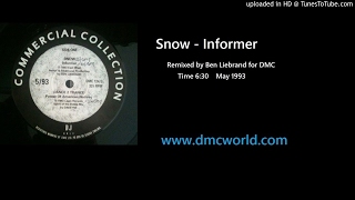 Snow  Informer DMC Ben Liebrand remix May 1993 [upl. by Lleraj498]