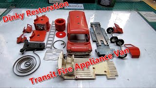 Ford Transit Fire Appliance 196873Dinky DieCast Restoration [upl. by Meadow365]