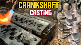 How Crankshaft Casting Process Are Done  Complete Casting Process of Crankshafts Inside Foundry [upl. by Aniuqal491]