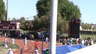 Devon Allen Sr Brophy Prep 2013 AZ Div 1Track Championship 100m Dash 1058 5112013 [upl. by Rayna]