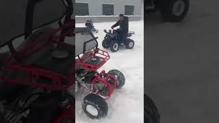 This is how you play offroad karts in winter Offroad karts motorcycles kart drifting this [upl. by Onid]