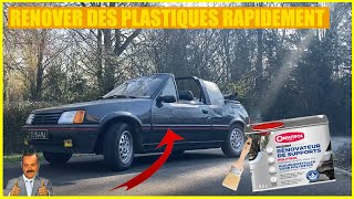 Rénover les plastiques extérieurs dune voiture Parechocs Rénovateur Polytrol Owatrol Test Tuto [upl. by Notlad183]