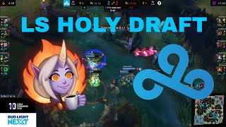 LS holy draft carries C9 vs EG with Soraka mid [upl. by Corotto556]