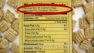 Nutrition Labels 101 What is a serving size and how do I calculate calories [upl. by Whiteley]