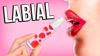 HAZ UN LABIAL LAMPARA DE LAVA ❤️CREA TU MAQUILLAJE  Tutoriales Belen [upl. by Von]