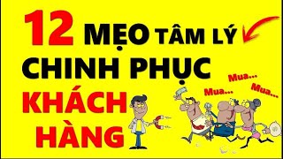 12 Mẹo Tâm Lý Chinh Phục Bất Kỳ Ai  Dành Cho Người Bán Hàng [upl. by Winter]